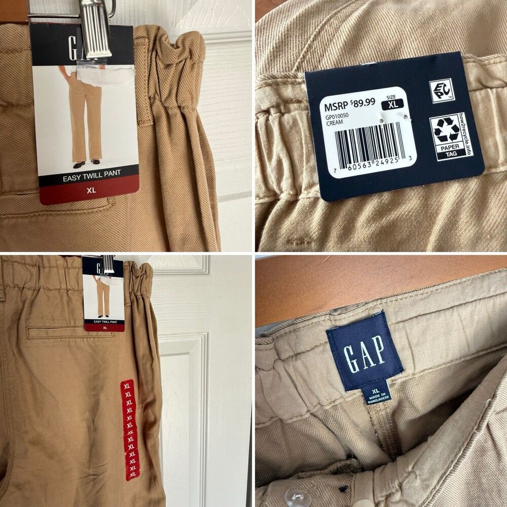 Gap Women's Relaxed Fit Straight Leg Easy Twill Pant Size XL NWT - Picture 8 of 16